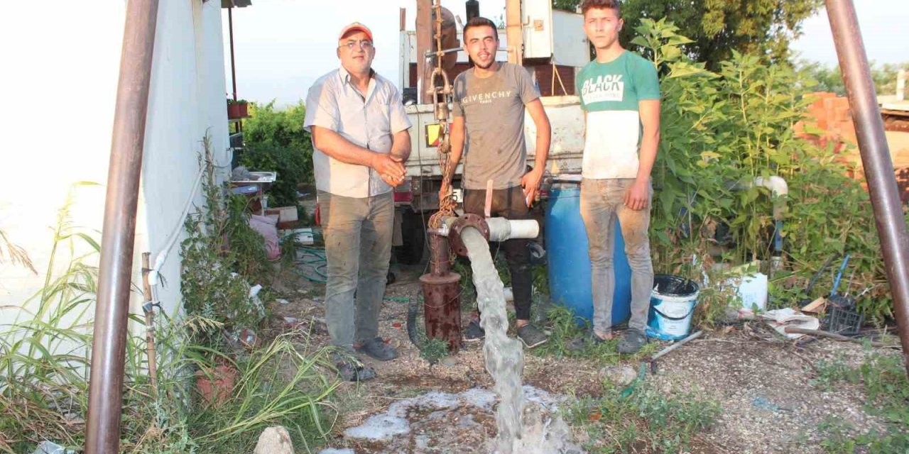 Yeraltı suları çekilmeye başladı