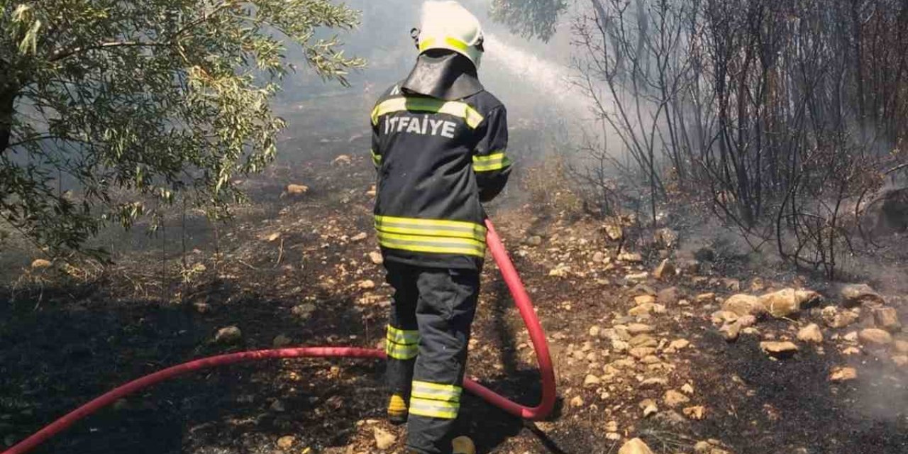 Anız yangınları söndürüldü
