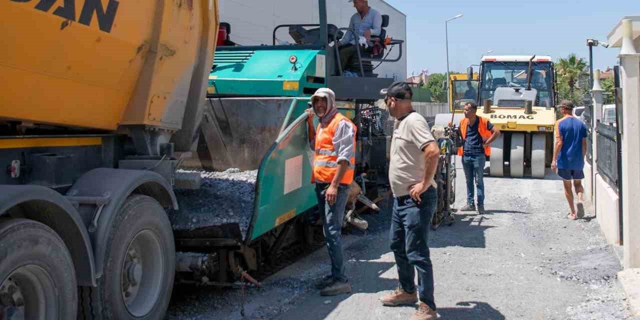 Kuşadası’nda Karaova ve Soğucak Mahalleleri’nde yollaryenilendi