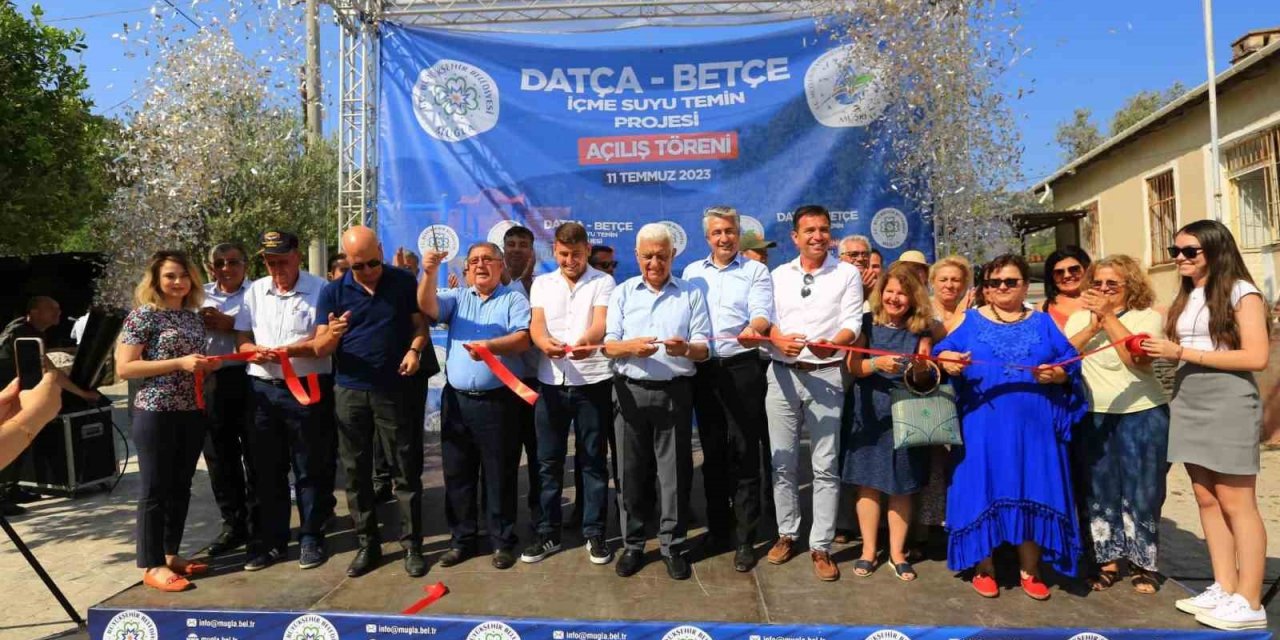 Betçe içme suyu projesi tamamlandı