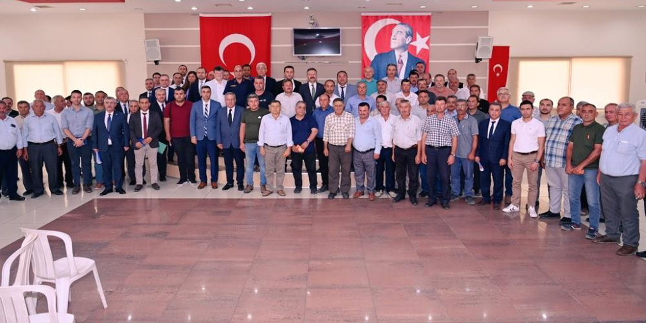 Vali Aksoy, Bozdoğanlı muhtarlar ile bir araya geldi