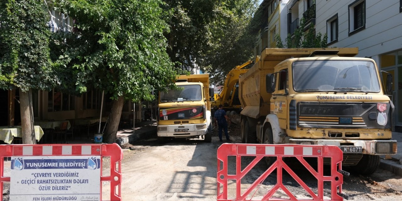Barbaros Mahallesi’nde yol yenileme çalışması başladı