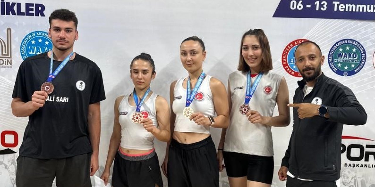Muğlalı sporcular şampiyonaya damga vurdu, madalyaları topladı
