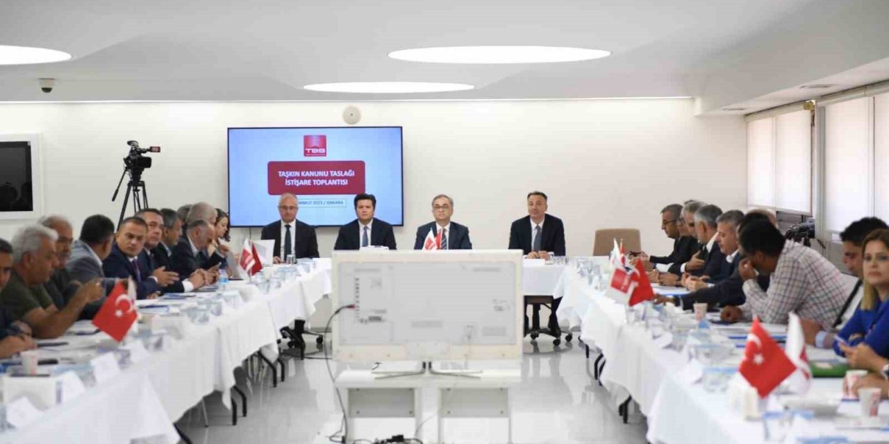 MASKİ, Taşkın Kanunu Taslağı toplantısına katıldı