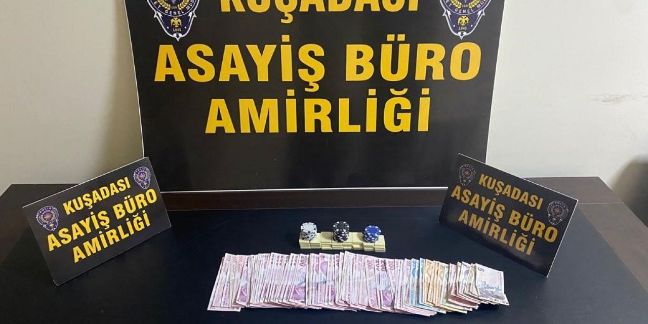 Kuşadası’nda kumar operasyonu