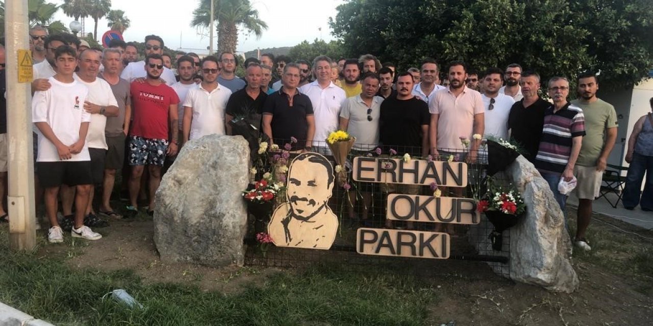 Datça’da Okur’un adının verildiği park hizmete açıldı