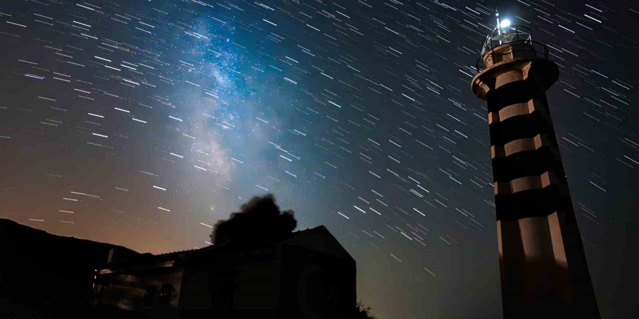 Sarpıncık Deniz Feneri’nde gökyüzü şöleni