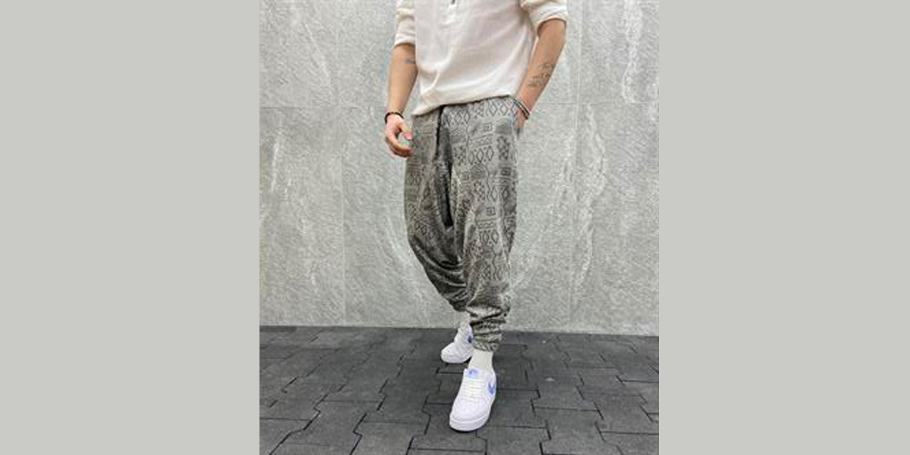 Keten pantolon erkek