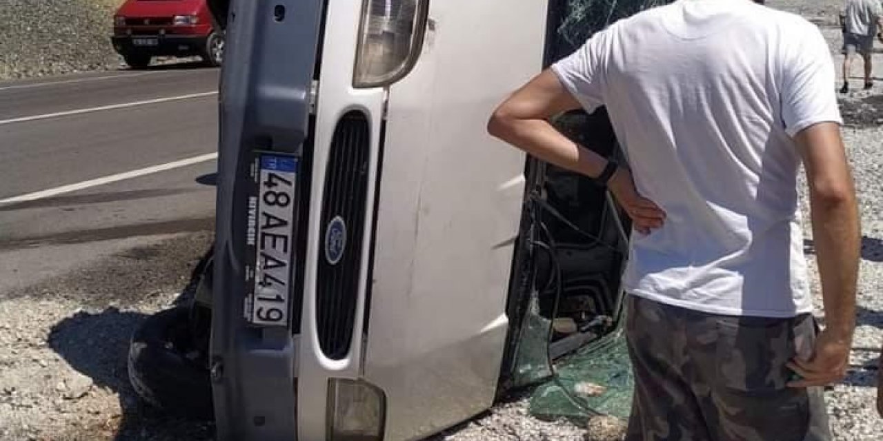 Marmaris’te trafik kazası: 1 yaralı
