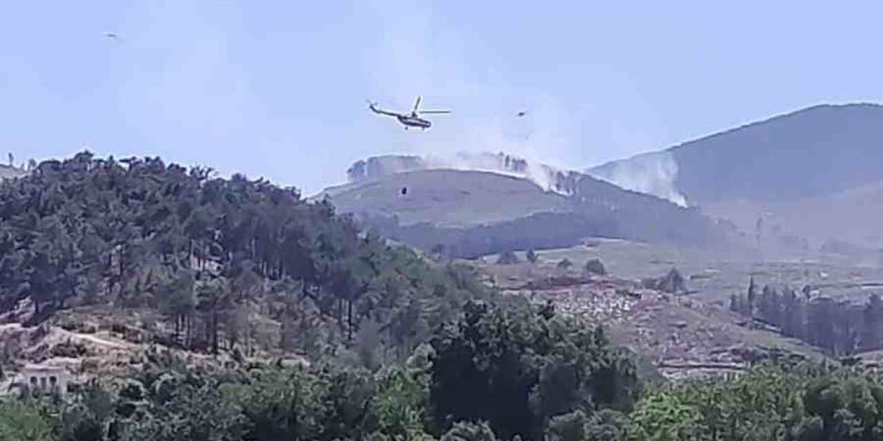 Muğla’daki orman yangınına müdahale sürüyor