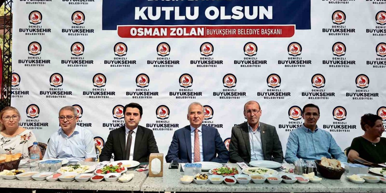Başkan Zolan basın çalışanlarıyla buluştu