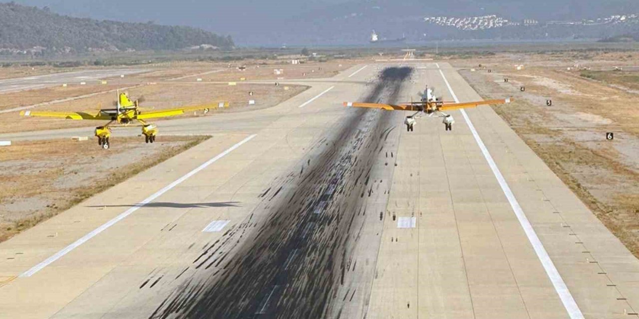 İlk yerli yangın söndürme helikopteri ’Nefes’ Rodos’ta