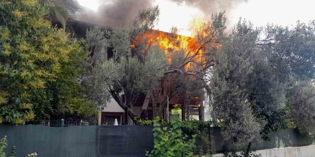 Köyceğiz’de ev yangını