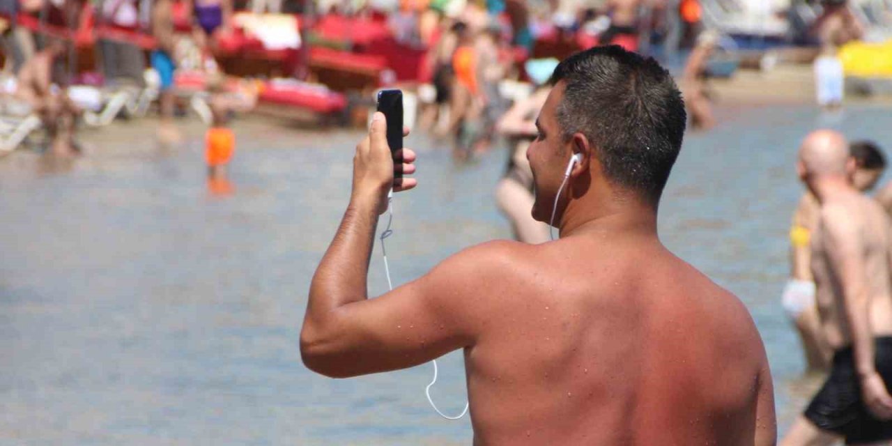 Bodrum’da sıcaklık gölgede 45 derece