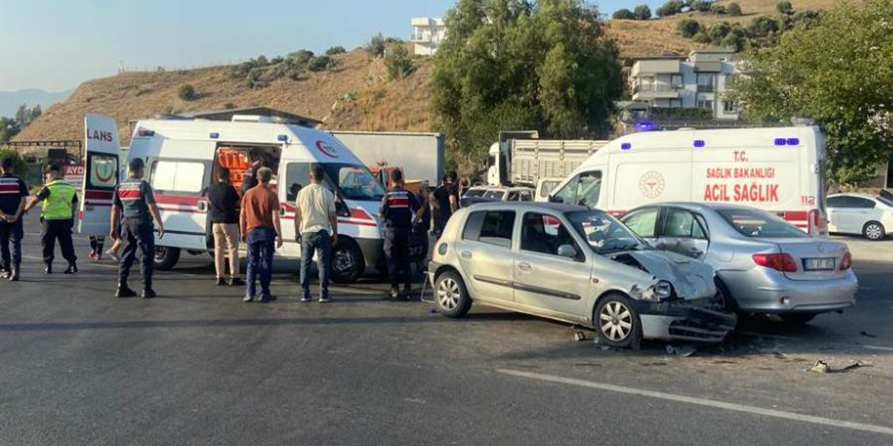 Çakırbeyli Kavşağı’nda kaza 3 yaralı