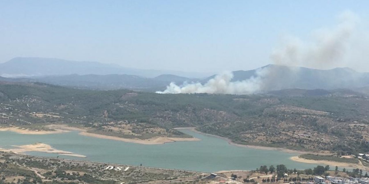 Milas’taki orman yangını kontrol altına alındı