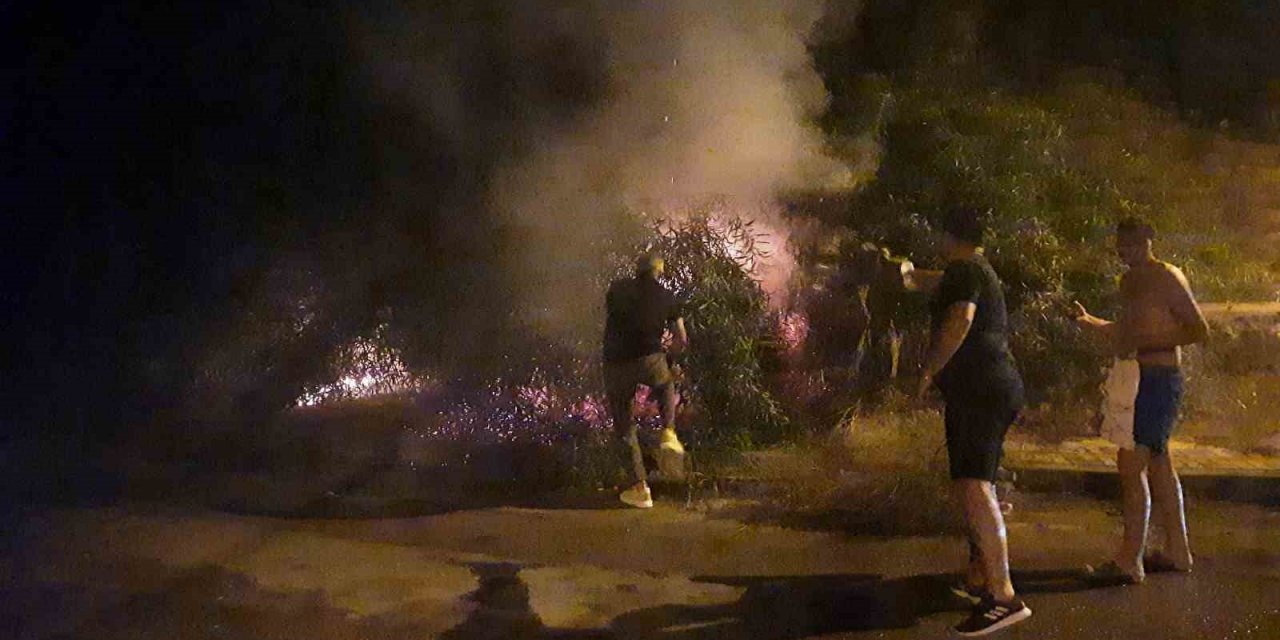 Yangını çekmek yerine söndürmeyi tercih ettiler