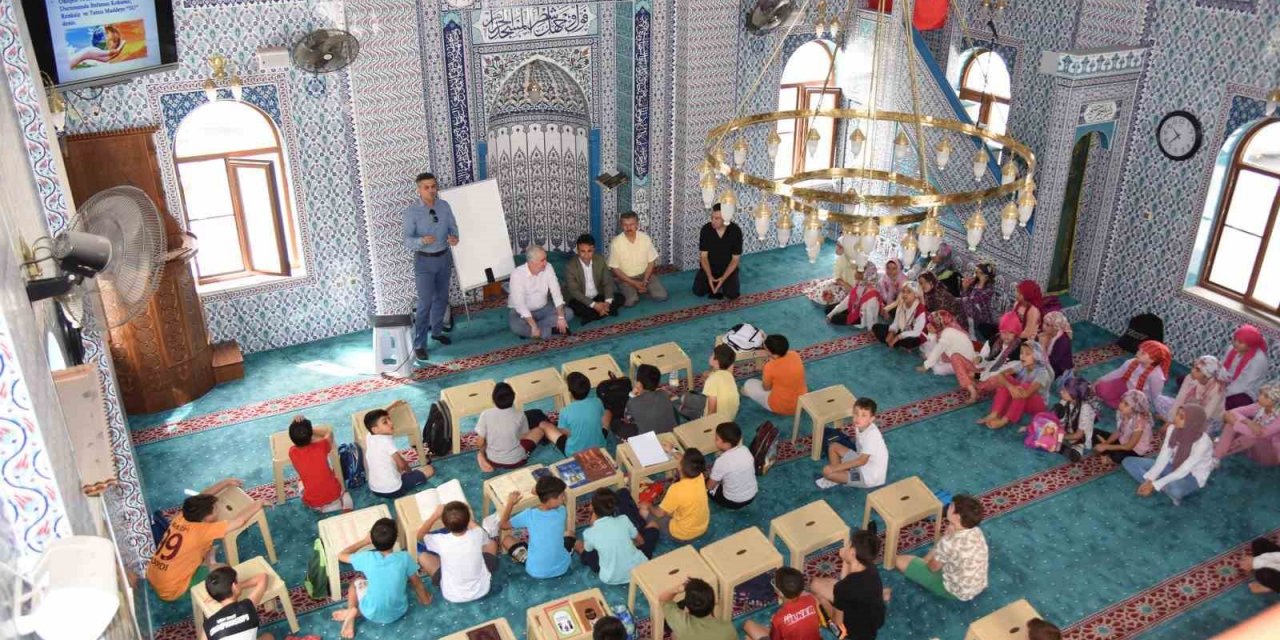 Turgutlu’da Kur’an kursu öğrencilerine su tasarrufu eğitimi