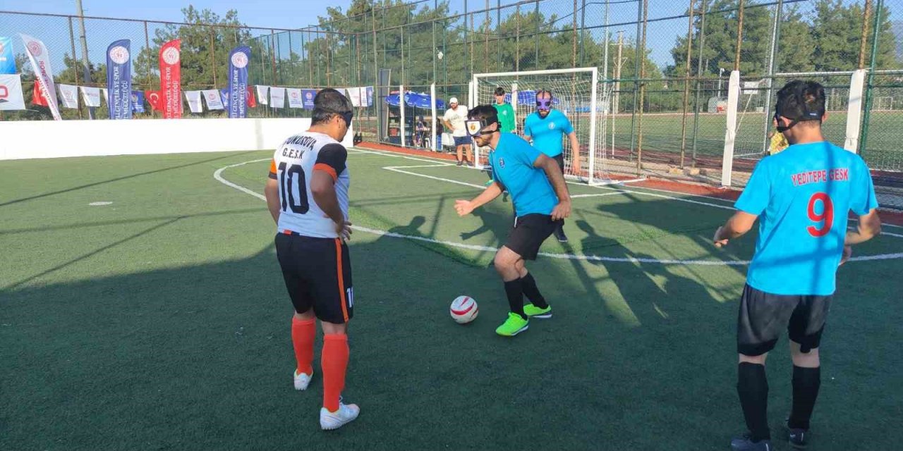 Görme engelliler Süper Lige yükselmek için ter döktü