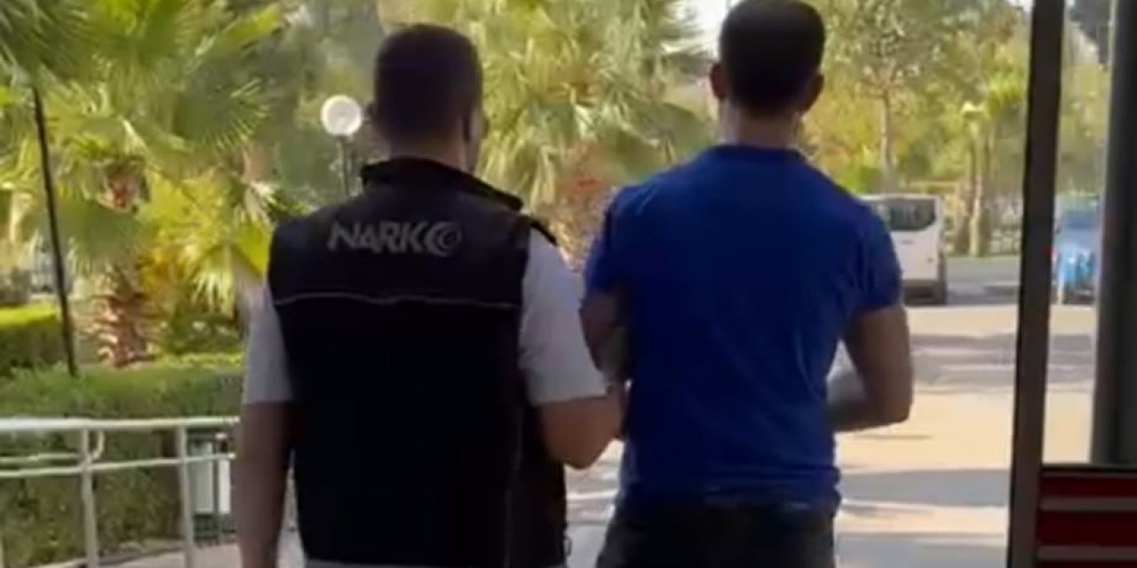 Arkadaşından aldığı araç içerisinde uyuşturucu ile yakalandı