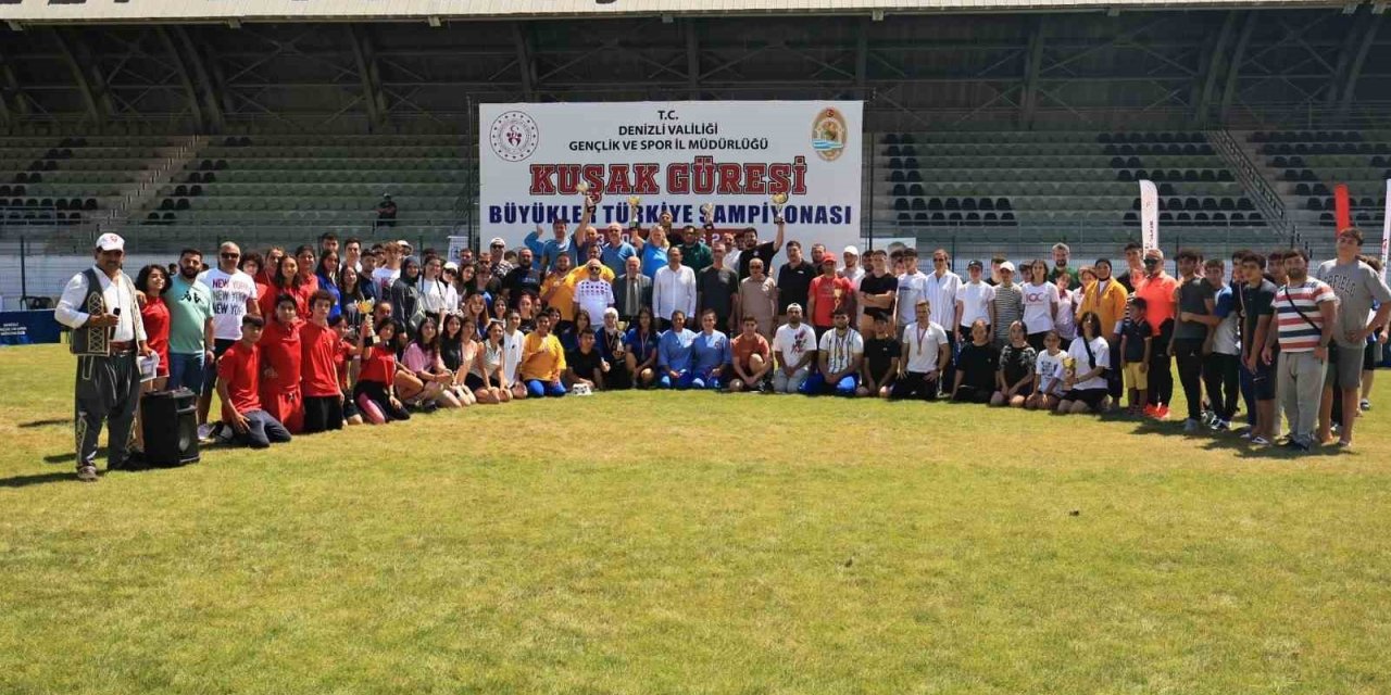 Kuşak güreşi heyecanı tamamlandı