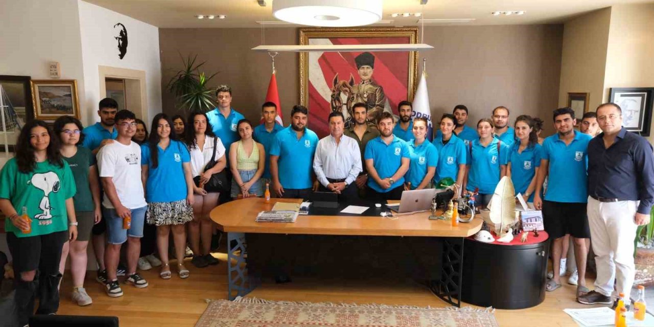 Başkan Aras, Tarım Kampı öğrencilerini ağırladı