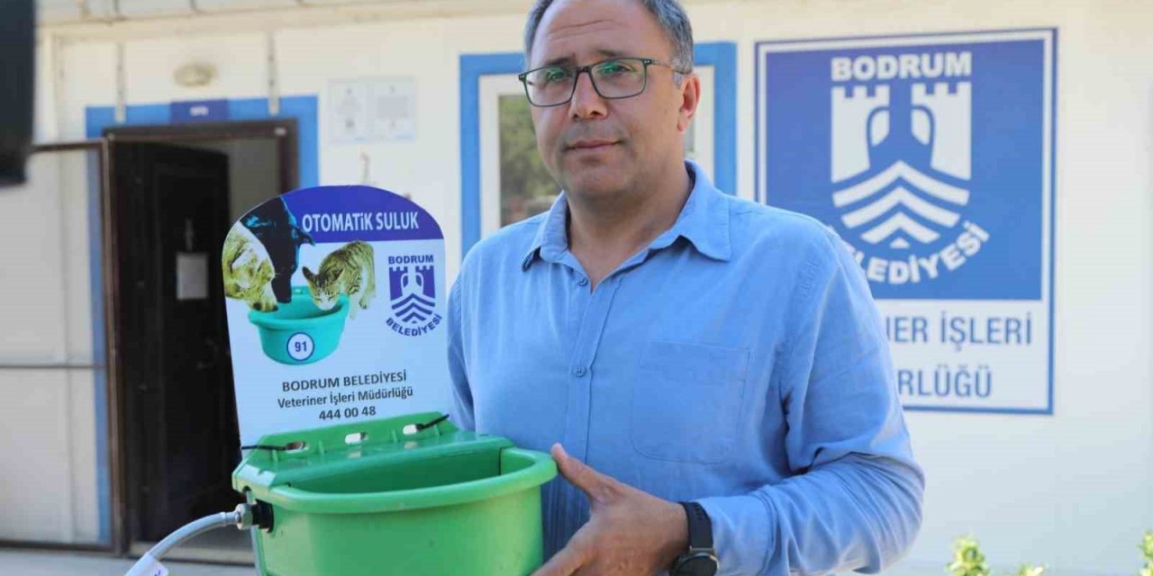 Sokak hayvanları için otomatik suluk