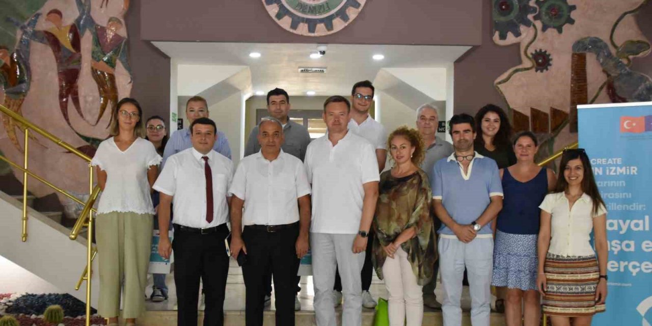 Denizli OSB, Dijital Hub’ı projesi ekibiyle buluştu