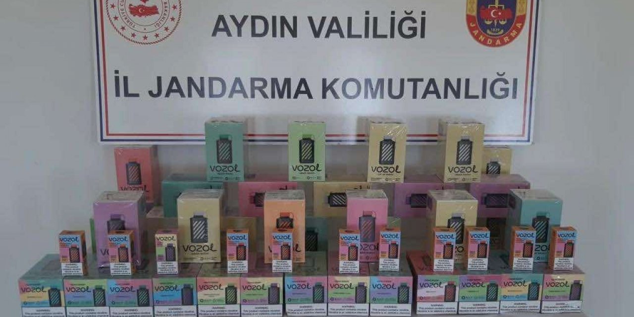 Kuşadası’nda kaçak elektronik sigara ele geçirildi