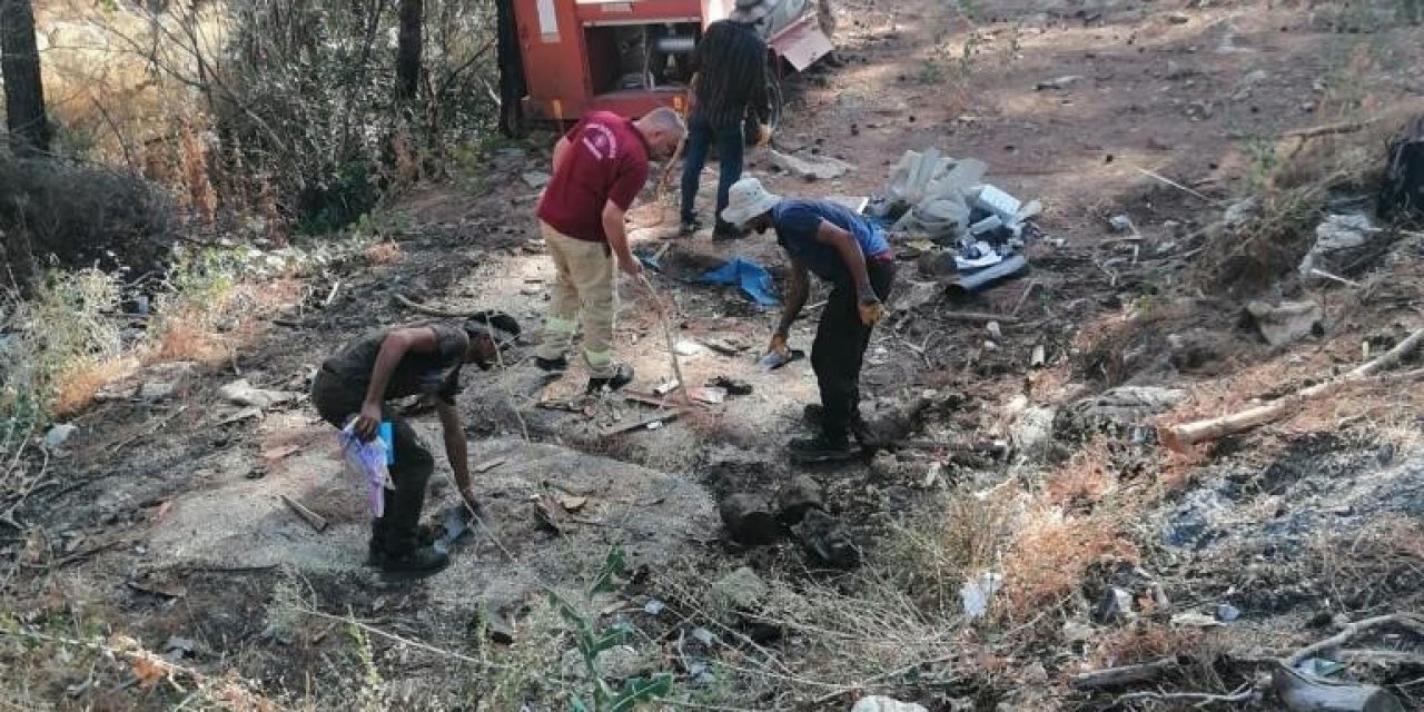 Ormana çöp atanlara ceza yağdı