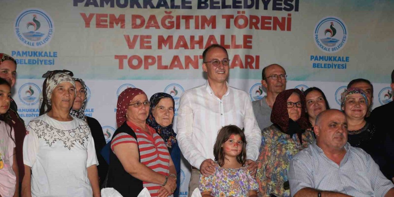 Pamukkale’de 537 üreticiye 50 ton yem desteği sağlanıyor