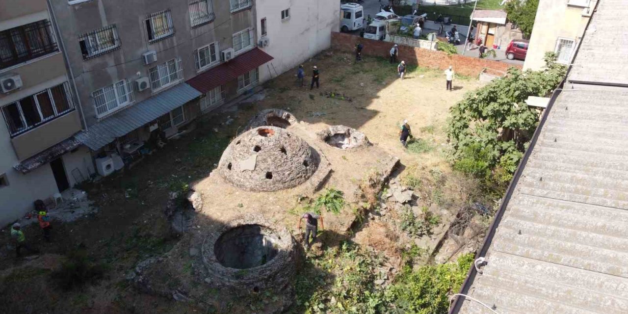 Dokuzun Hamamı bakıma alındı