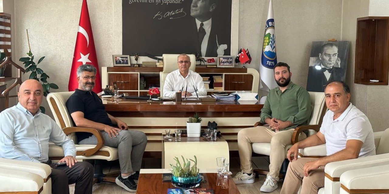 Cemar Mermer ve Traverten’den Başkan Kayda’ya ziyaret