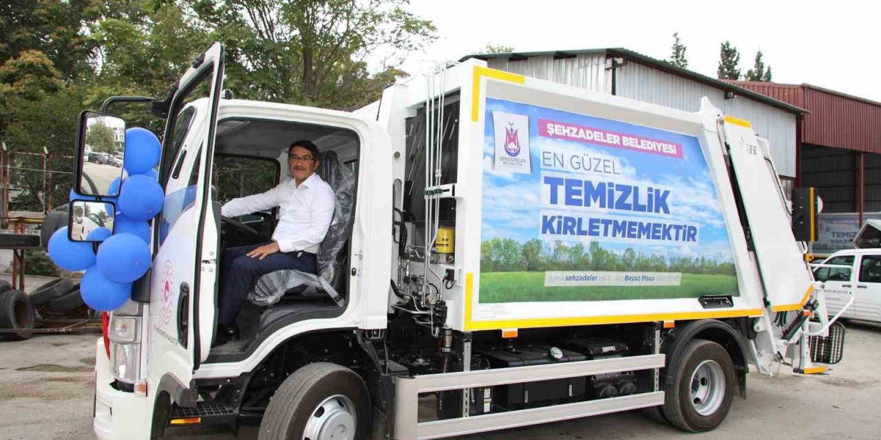 Şehzadeler Belediyesi temizlik filosuna takviye yaptı