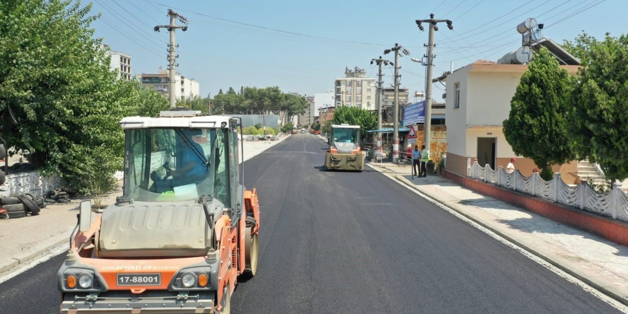 Büyükşehir’den İncirliova’da asfalt çalışması