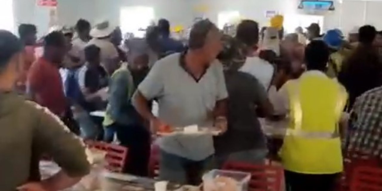 İşçilerin sıra kavgası meydan savaşına döndü
