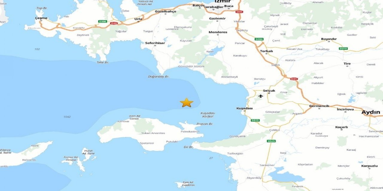 İzmir’de 3.9’luk deprem