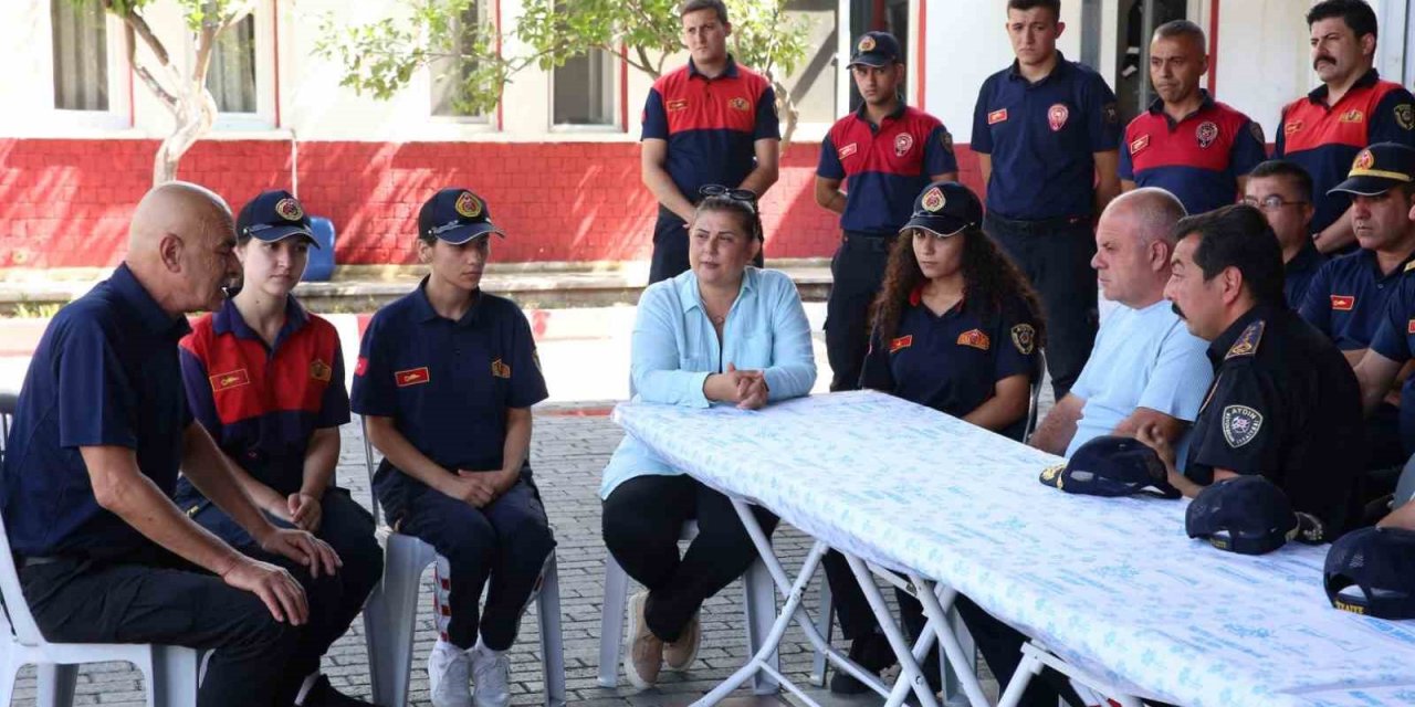 Aydın’ın ‘Ateş Savaşçıları’ndan Başkan Çerçioğlu’na doğum günü sürprizi