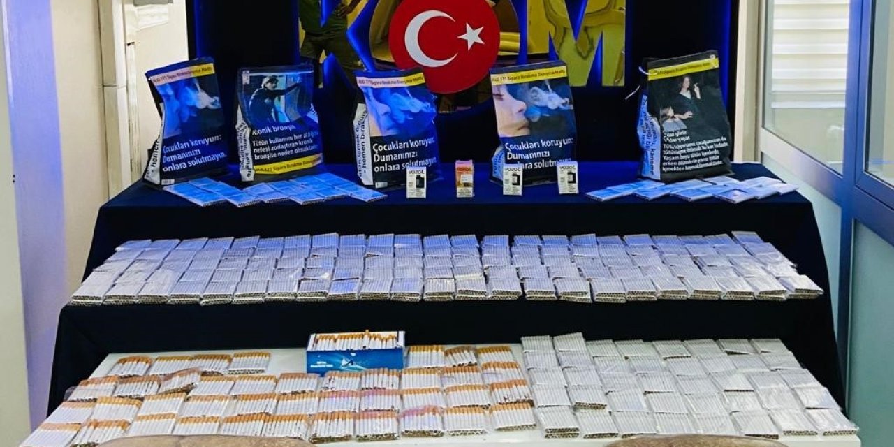 Denizli’de kaçakçılık operasyonlarında 9 kişi yakalandı