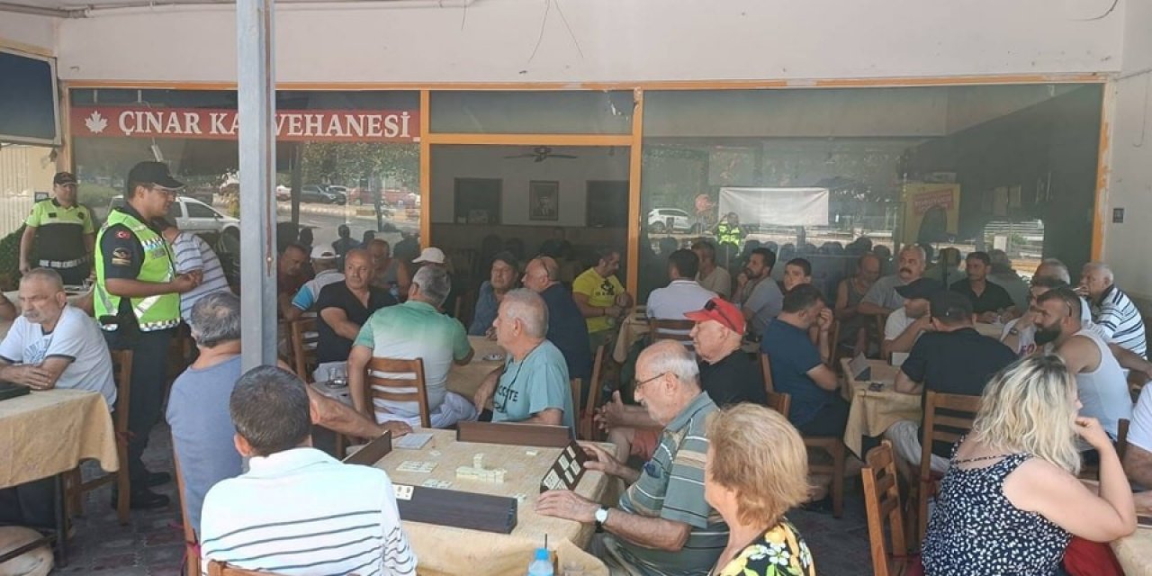 Güzelçamlı’da motosiklet sürücüleri bilgilendirildi