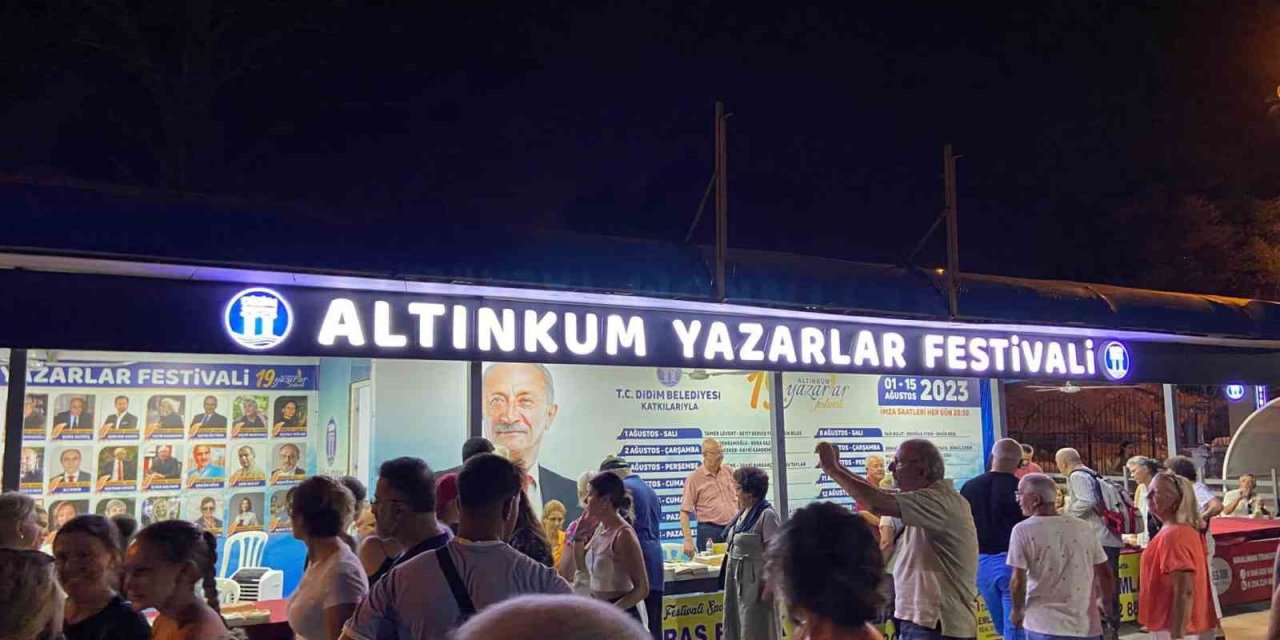 Didim 19. Altınkum Yazarlar Festivali sona erdi