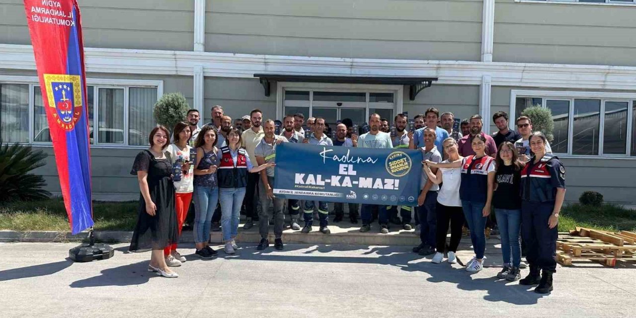 Fabrika çalışanlarına jandarmadan eğitim