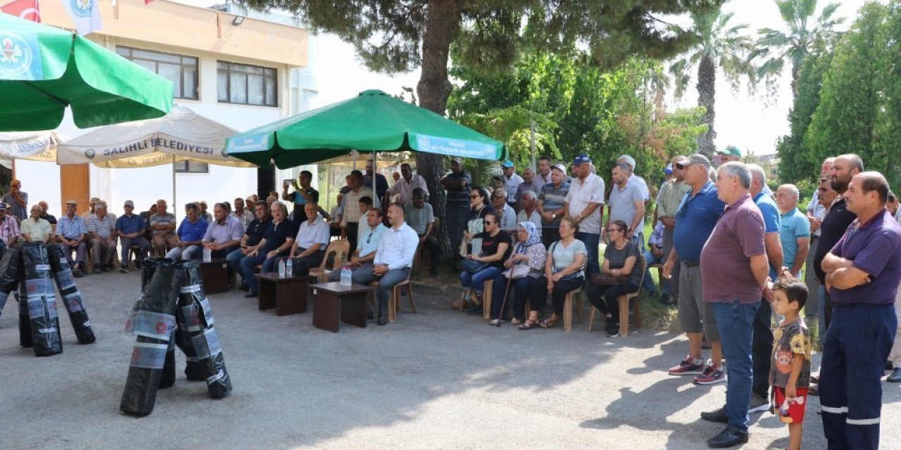 Manisa’da üzüm üreticilerine sergi örtüsü desteği