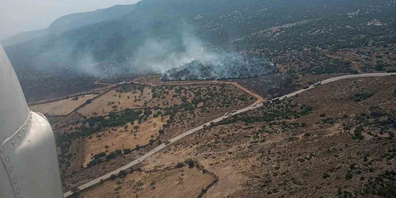 Aliağa’daki orman yangını kontrol altında