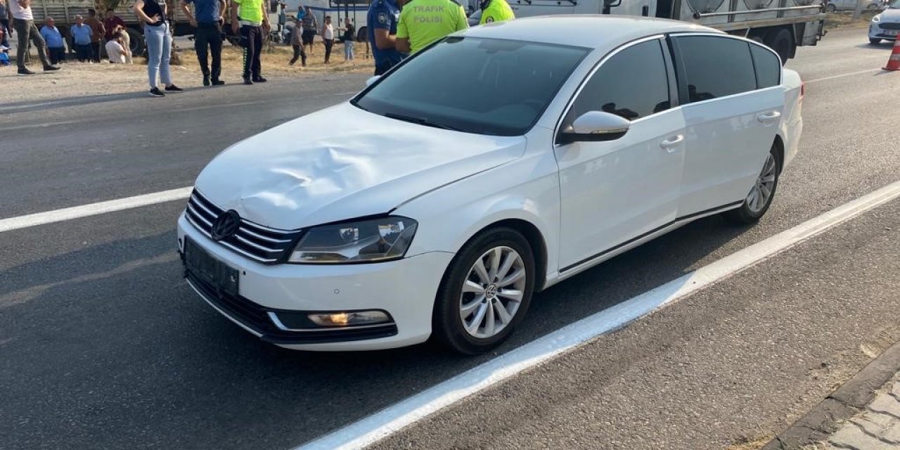 Manisa’da otomobilin çarptığı çocuk hayatını kaybetti