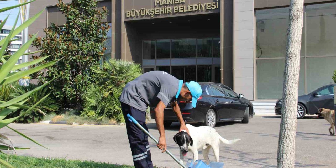 Manisa’da yürek ısıtan görüntü