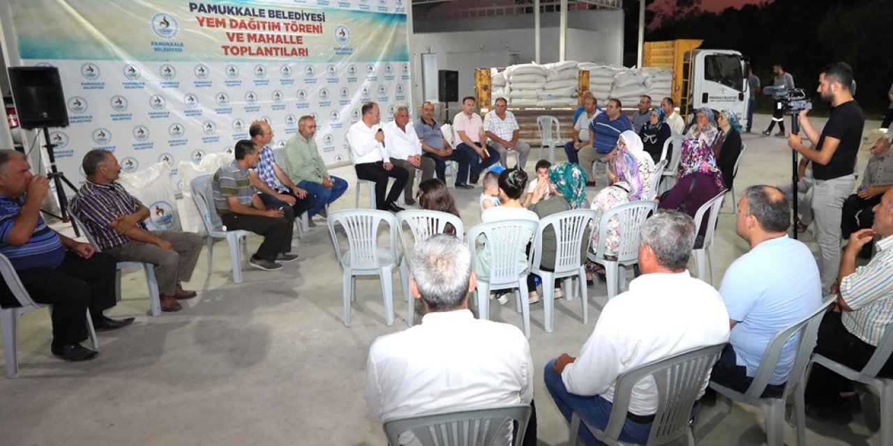 Başkan Örki her akşam iki mahallede vatandaşlarla buluşuyor