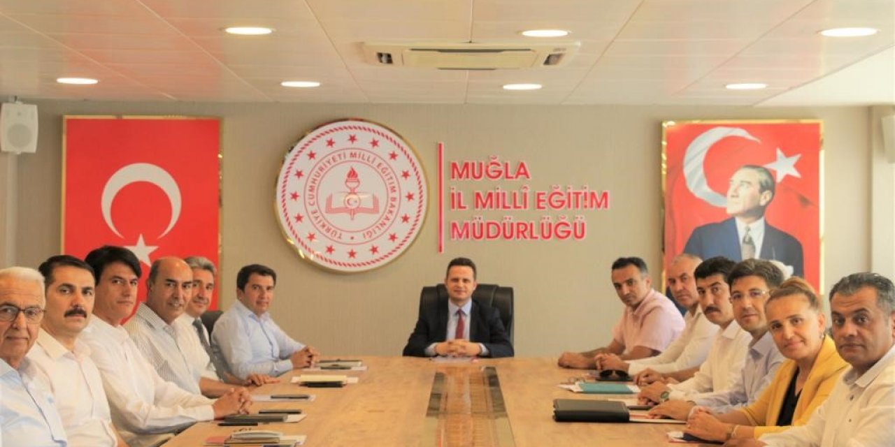 Muğla’da eğitim yöneticileri yeni eğitim öğretim yılı hazırlıklarını değerlendirdi