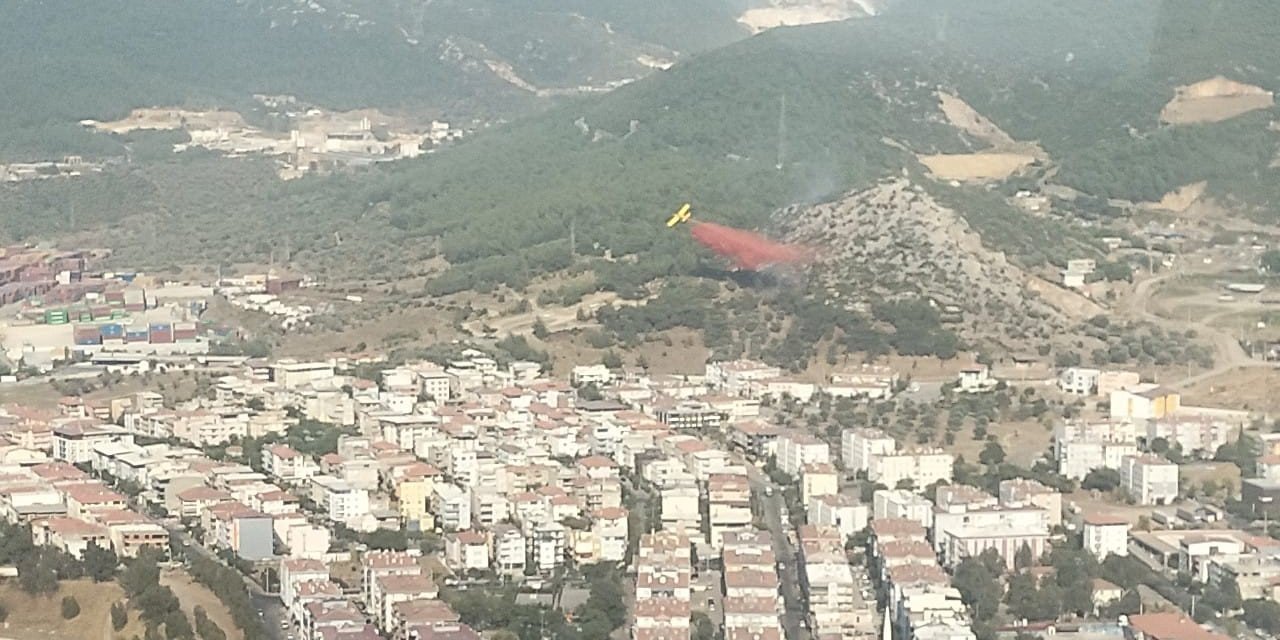 İzmir’de iki ayrı orman yangını kontrol altına alındı