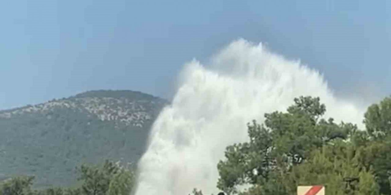Bodrum’da ana isale hattı yine patladı